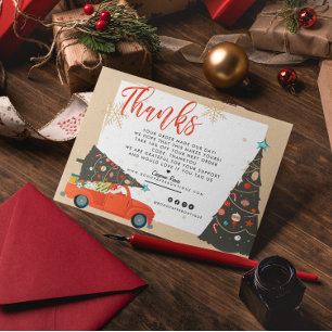 Vacances de Noël Merci à nos clients commerciaux
