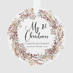 Vacances de Noël Première photo de Noël