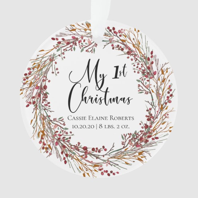 Vacances de Noël Première photo Noël (devant)