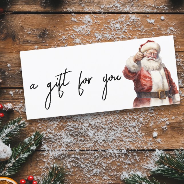 Vacances de Noël Santa Aquarelle (Créateur téléchargé)