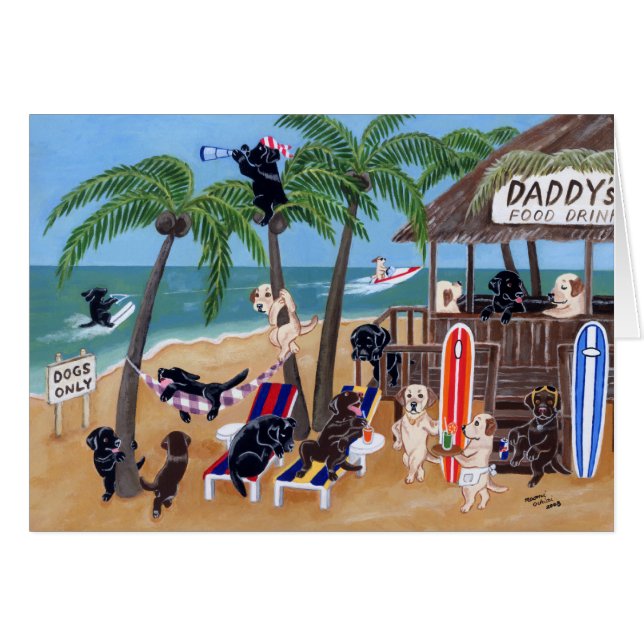 Vacances d'été d'île Labradors (Devant horizontal)