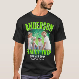 Vacances en famille T-Shirt personnalisé avec phot