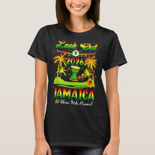 Vacances en Jamaïque 2026 Nous voilà T-Shirt Anniv