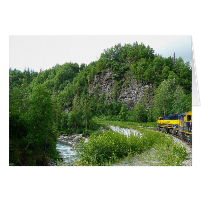 Vacances en train Denali Express Alaska Photograph (Devant horizontal)