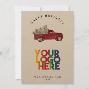 Vacances Entreprise Logo Arbre de Noël