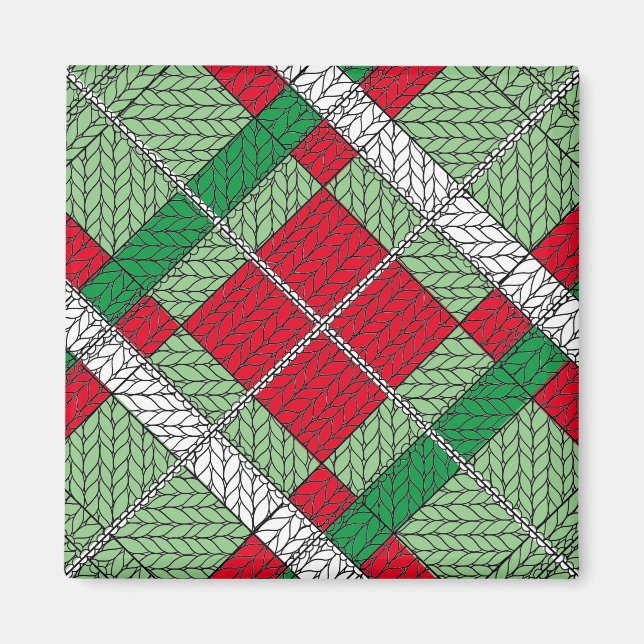 VACANCES JACQUARD KNIT Carré Magnet (Devant)