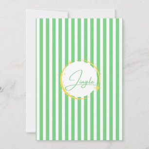 Vacances Jingle Verte & Blanc