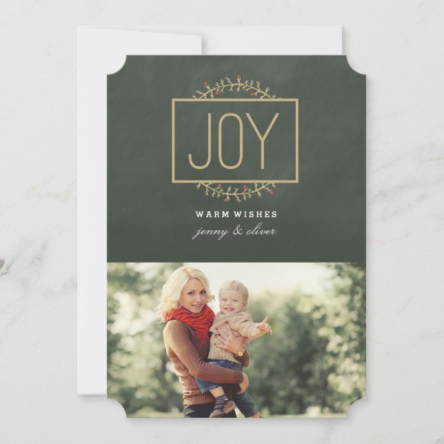 Vacances Joyeuses | Invitation de vacances en papi (Devant)