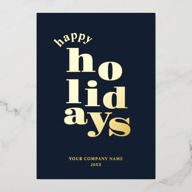 Vacances Joyeuses Modernes Logo Entreprise/Entrepr (Recto)