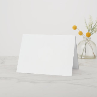 Vacances Métallisée Carte de vœux pliée en papier d'aluminium 5 x 7, C