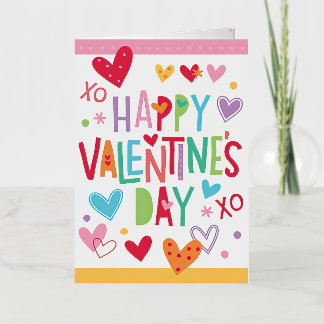 Vacances Métallisée Carte de voeux pour la Saint-Valentin