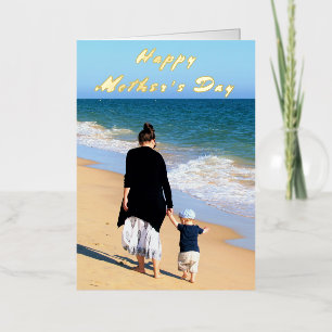 Vacances Métallisée Concevez votre propre photo personnalisée Carte de