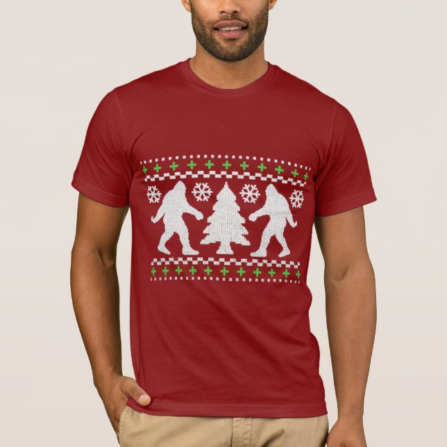 Vacances moches Bigfoot Sweat de Noël (Devant)