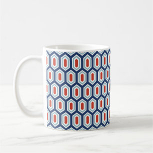 Vacances Moderne Géométrique Motif Café Mug