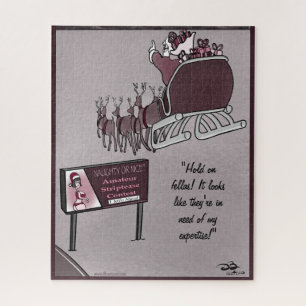 Vacances Naughty ou Nice Challenger Jigsaw Puzzle