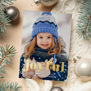 Vacances photo modernes "Joyeuses"