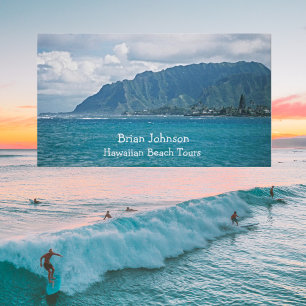 Vacances pittoresque Beach Cartes de visite person