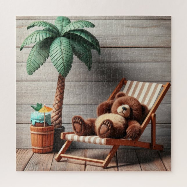 Vacances Teddy Bear Puzzle (Vertical)