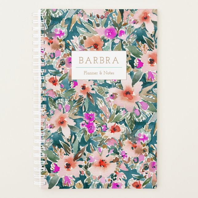 VACANCES VICTOIRES Coloré Lush Tropical Floral (Devant)