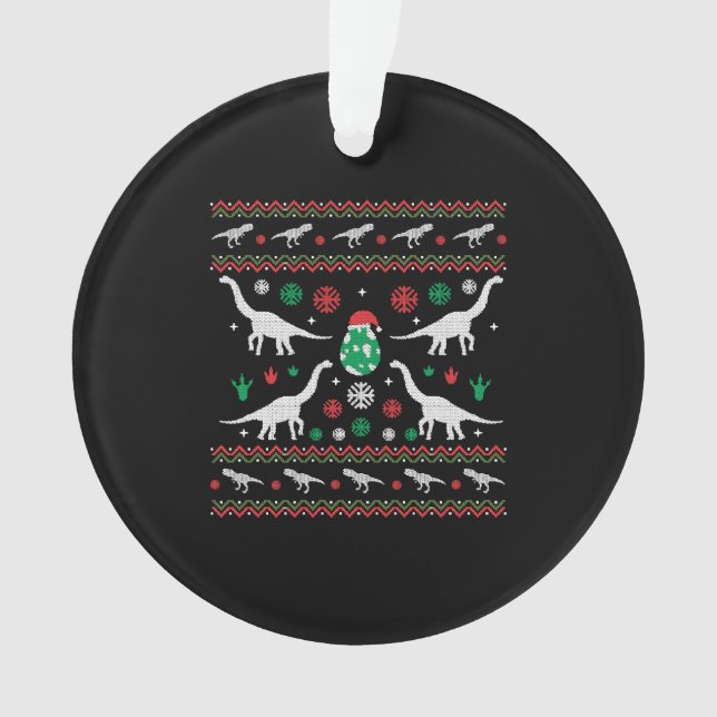 Vacances Vilain Sweat de Noël DINOS T REX EGG FUN (devant)