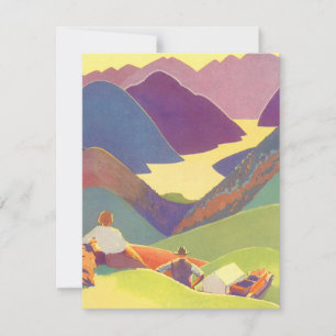 Vacances vintages en famille, Pique-nique dans les