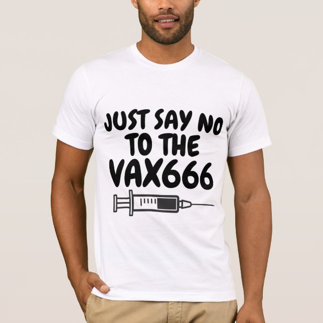 VACCIN DITES NON VAX LES T-SHIRTS (Devant)