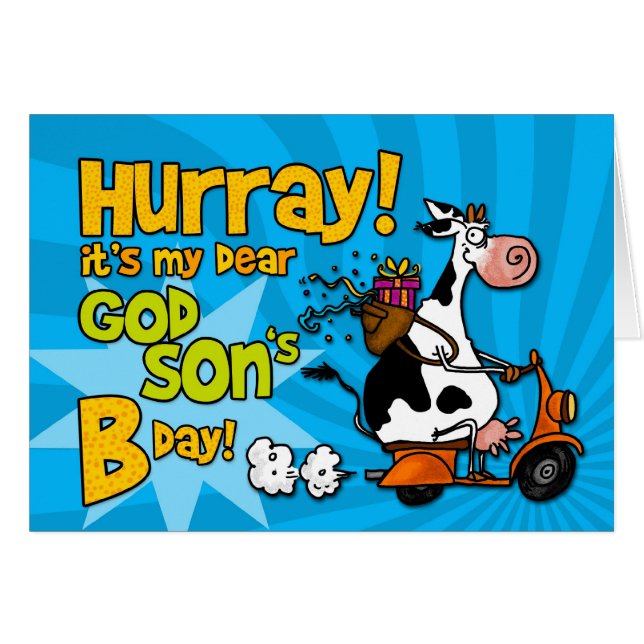 vache à scooter du BD - fils d'un dieu (Devant horizontal)