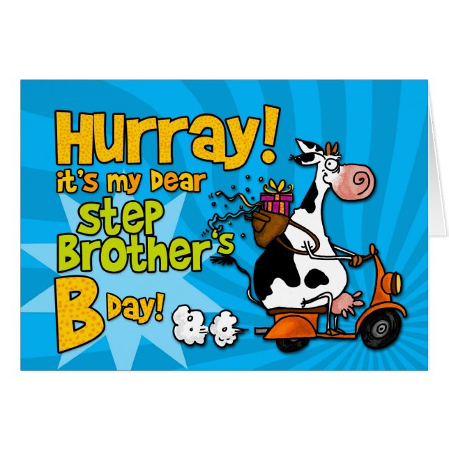 vache à scooter du BD - frère d'étape (Devant horizontal)