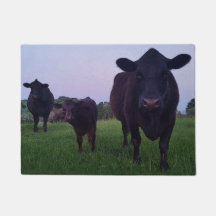 Vache à Yup de vache ! Paillasson de porte