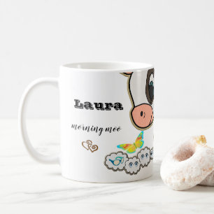 Vache Arc-en-ciel nuages Mug