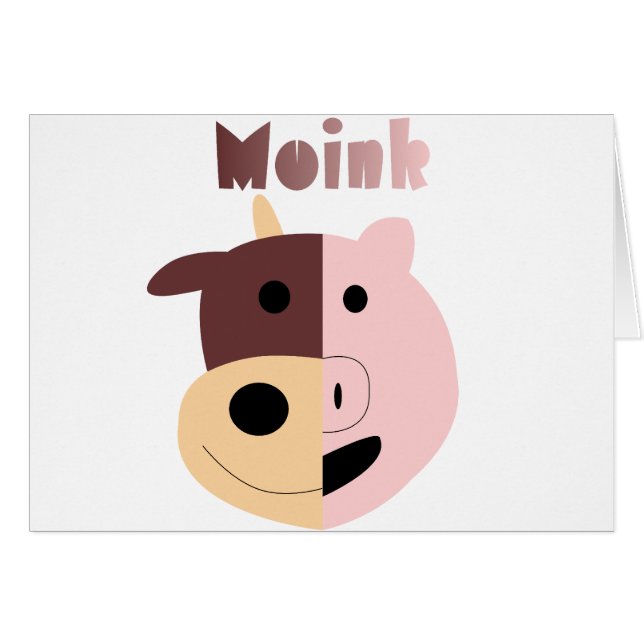 Vache + Carte de porc = de Moink (Devant horizontal)