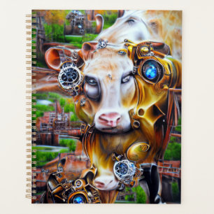 Vache cybernétique Steampunk