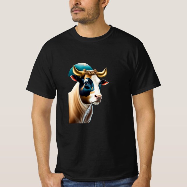 Vache dans la veste T-shirt (Devant)