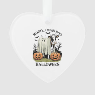 Vache de ferme Halloween vintage