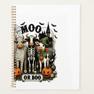 Vache de Halloween Moo ou Boo