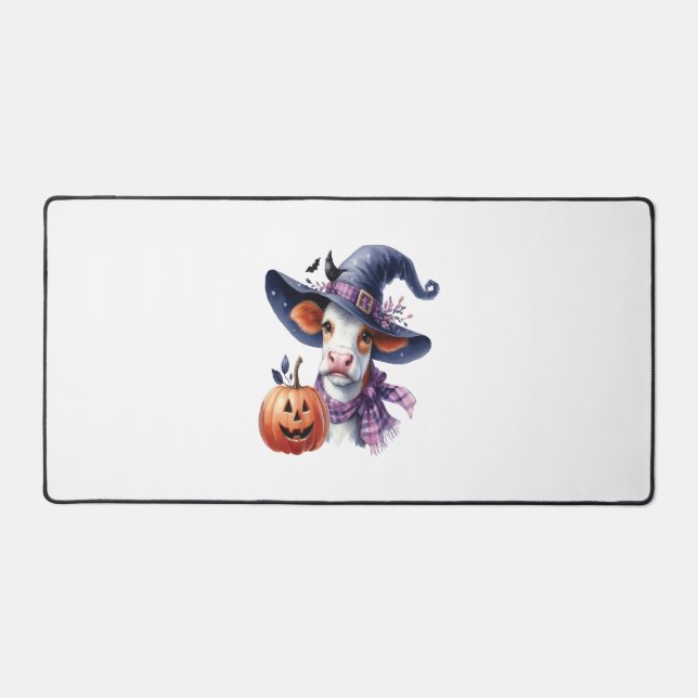 Vache d'Halloween à l'automne (Recto)