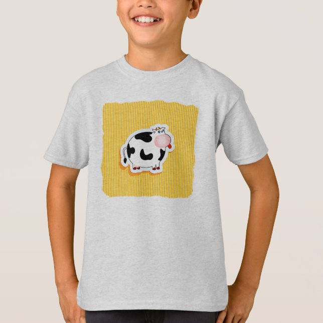 Vache drôle, t-shirt (Devant)