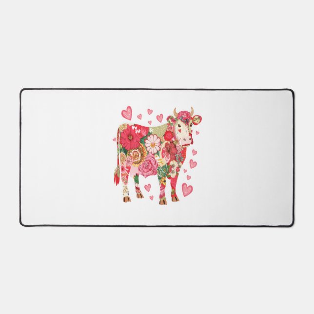 Vache florale, Vache mignonne Design (Recto)