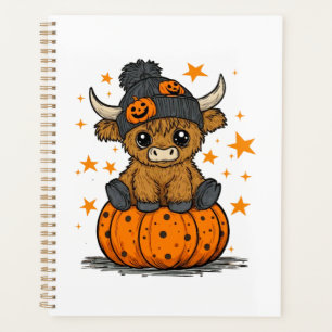 Vache Highland Halloween Rétro