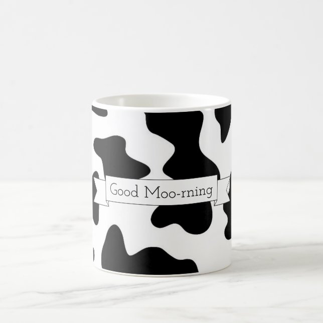 Vache Imprimé Bonne Mug Moo-rning (Centre)