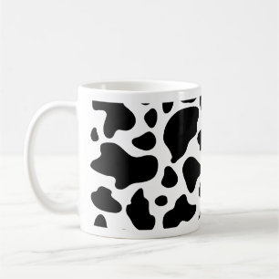 Vache Imprimer Mug Motif Vache noir et blanc