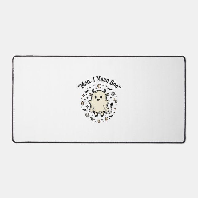 Vache Mignonne Fantôme Halloween Meuh Fantôme Desi (Recto)