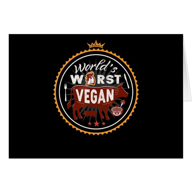 Vache Mondes le plus mauvais Vegan Meat BBQ (Devant horizontal)