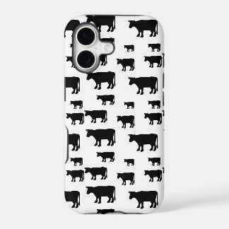 Vache noir blanc Coque-coque iphone Mate