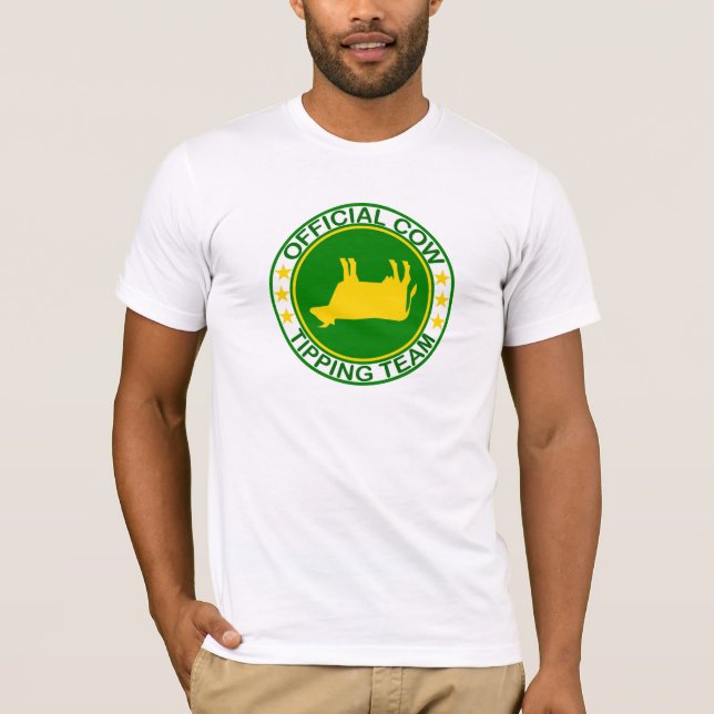 Vache officielle inclinant le T-shirt d'équipe (Devant)