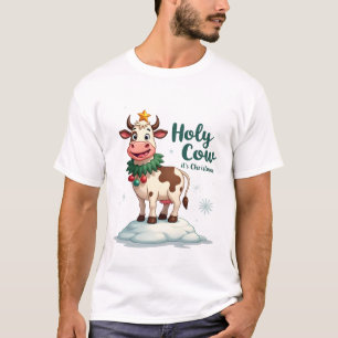 Vache sacrée c'est Noël T-Shirt Xmas Vache (2)