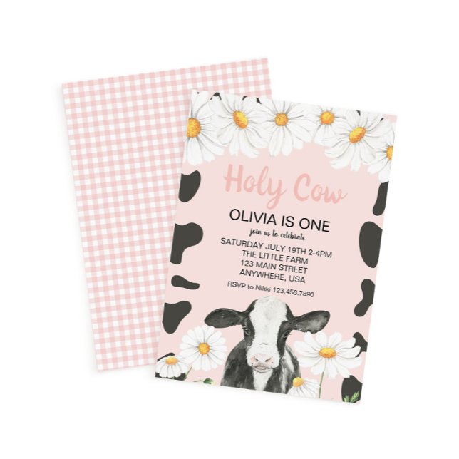 Vache sacrée, je suis une invitation d'anniversair (Créateur téléchargé)