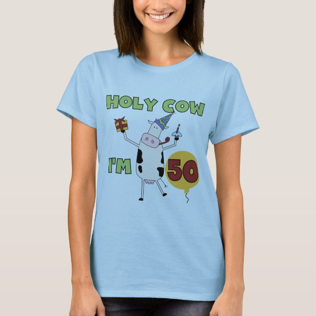 Vache sainte je suis 50 T-shirts et cadeaux (Devant)