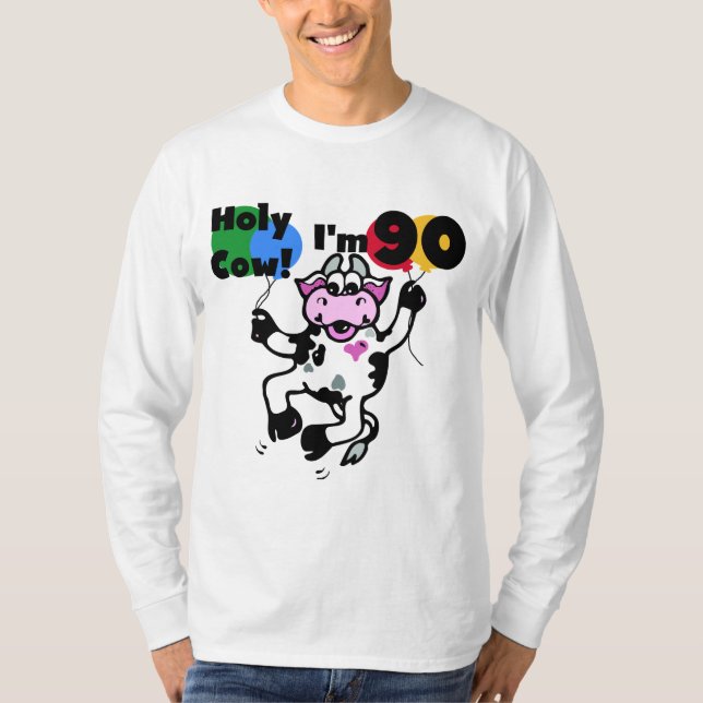 Vache sainte je suis 90 T-shirts et cadeaux (Devant)