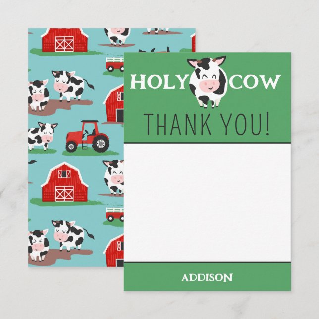 Vache Sainte Merci Fête des Animaux de la Ferme (Devant / Derrière)